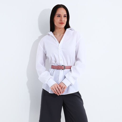 Ремень женский, ширина 3 см, винт, пряжка металл, цвет розовый - Simaland фото 3