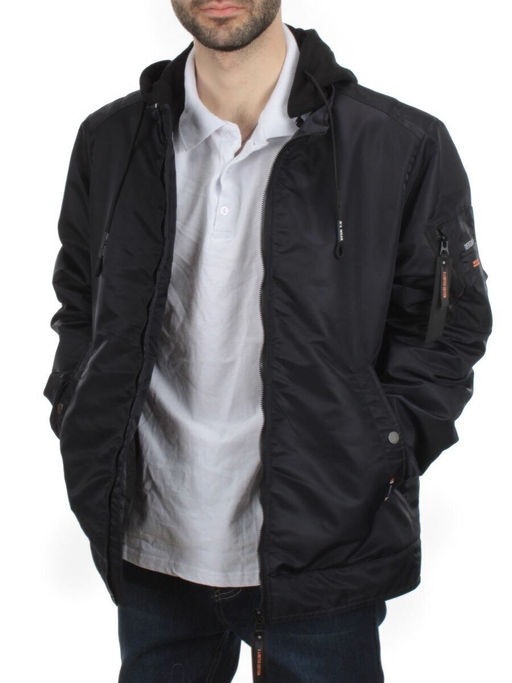 8798 DK. BLUE Куртка мужская демисезонная (100 гр. синтепон) - Fashion фото 7