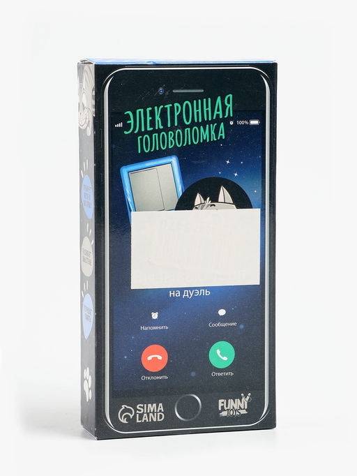 Уценка Электронная головоломка «Котик»