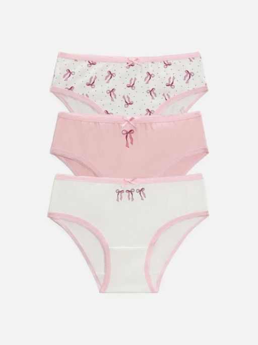 ACOOLA / Трусы детские для девочек в наборе из 3шт Andrea цвет в ассортименте