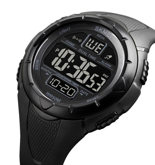 Часы наручные Skmei мужские электронные спортивные 1656black