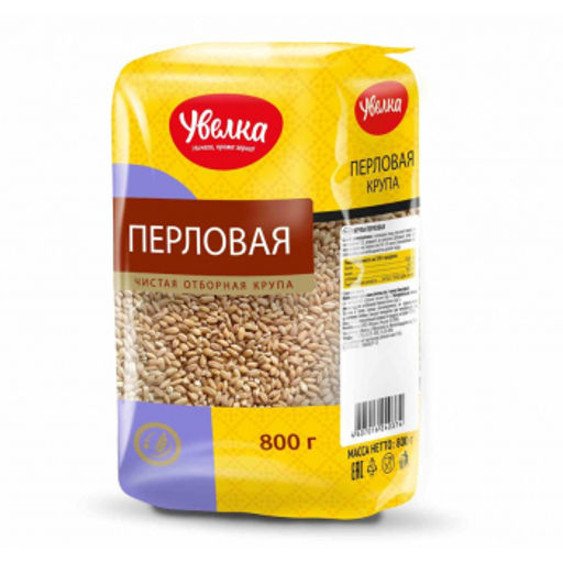 У Крупа отборная перловая 800г - Увелка фото 2