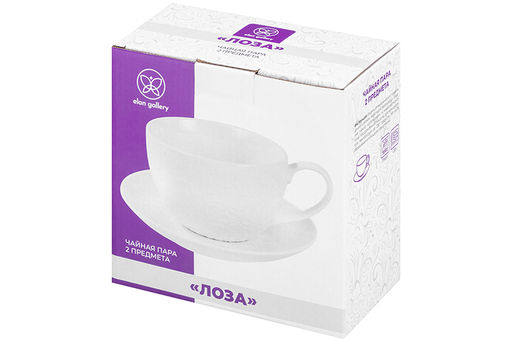 Чайн. пара 2 пр. 350 мл 14*11*7 см Лоза - Elan gallery фото 8