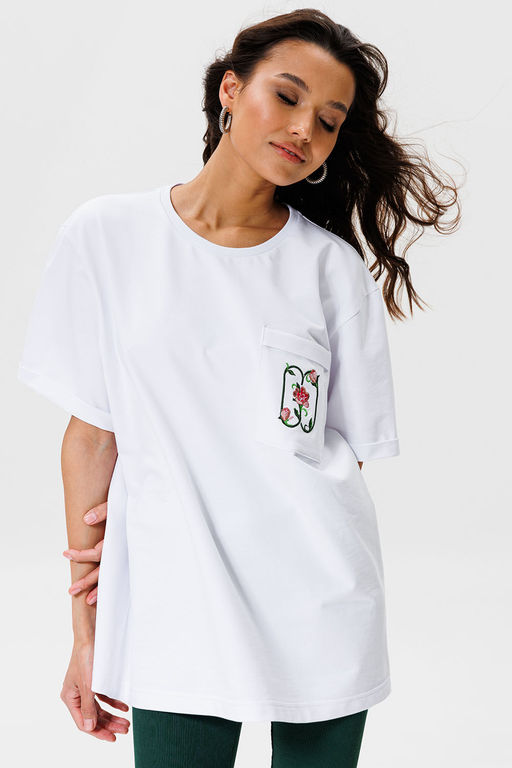 Футболка GO F1005f/01-01.164-170 белый - Pirs фото 5