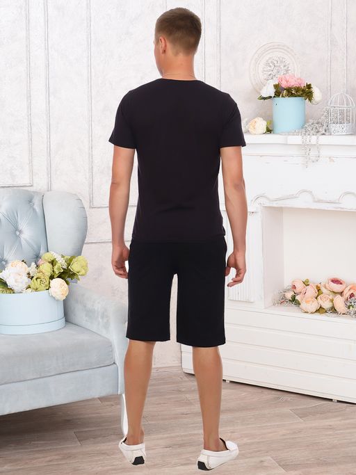 Шорты мужск "Ларри" (черн)