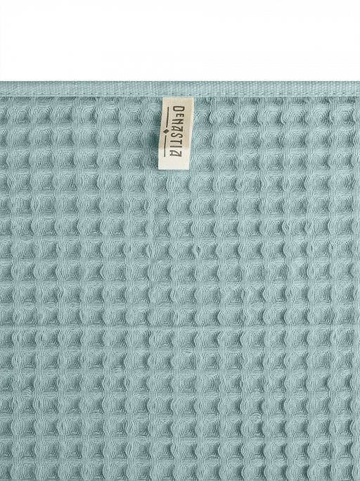 Полотенце для тела 70x140 голубой вафельное полотно