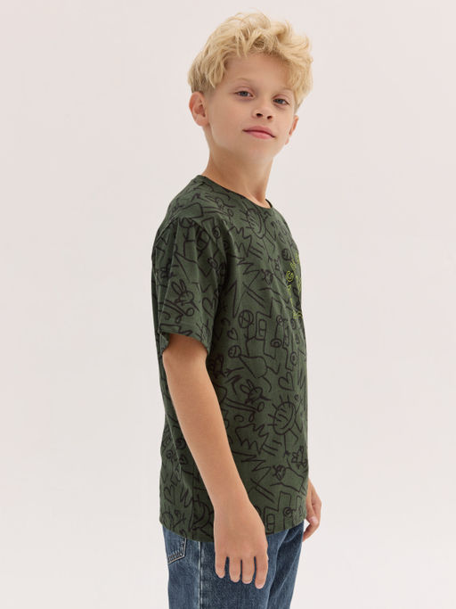 CHILLEASY 220012C-36 Футболка для мальчика, Хаки