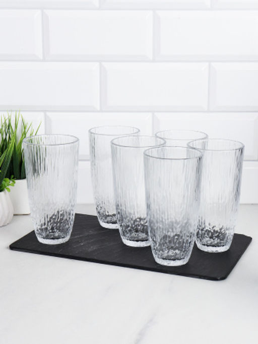 Стакан 6 штук 370 мл / Y6007 /уп 8/ высокий - ГалеонТрейд фото 2