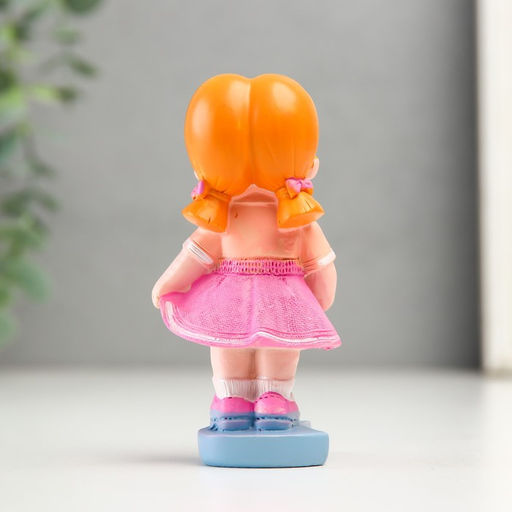 Фигурки набор полистоун Малыши с сумочками на сердце, 2 шт., 5?4.5?9; 5?4.8?9 см