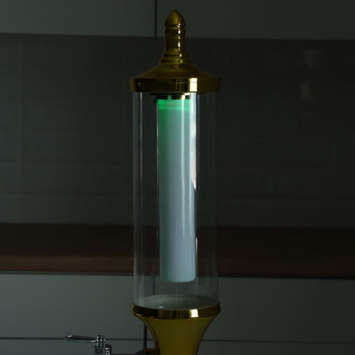 Башня пивная Петронас, 3 л, колба для льда, подсветка, 2 батарейки AG3, золотистая - Simaland фото 10