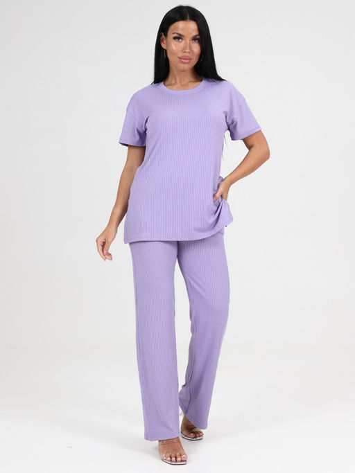 423 ПИЖАМА ЖЕНСКАЯ (брюки) (Сирень) - А-дина фото 2
