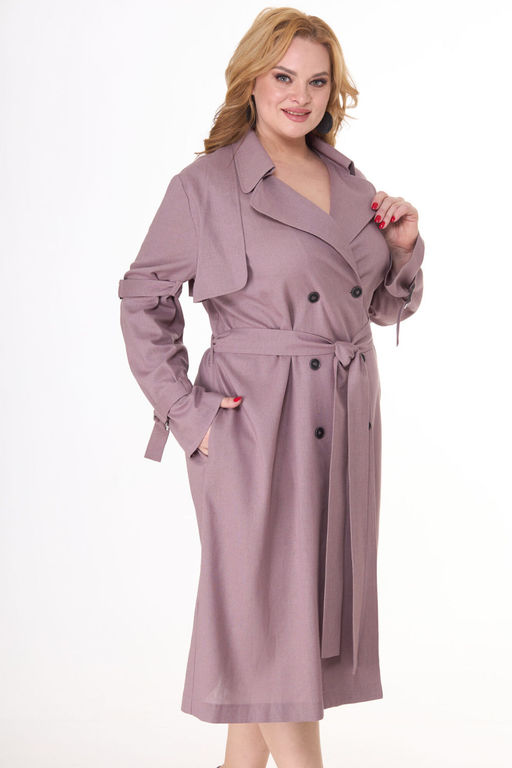 Плащ ANELLI 1029 фиолетовый  фото 7