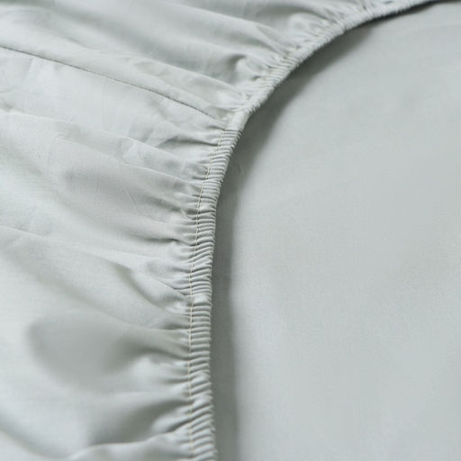 Простыня на резинке Этель 160*200*25 см, цв.зеленый, 100% хлопок, перкаль,114 г/м?  фото 2