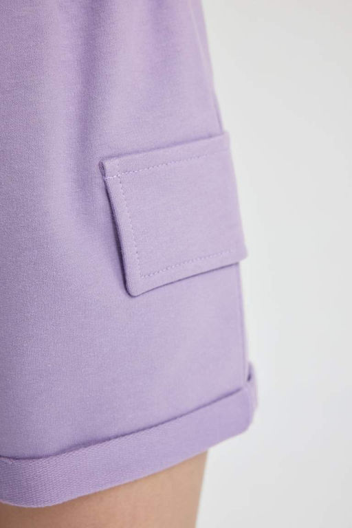 Базовые шорты для девочек - Defacto фото 5