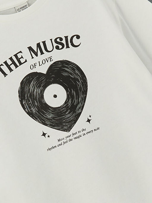 Bisiklet Yaka K?z ?ocuk Ti??rt