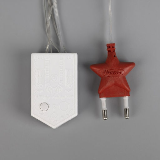 Гирлянда Бахрома 3?0.5 м, IP20, прозрачная нить, 80 LED, свечение синее, 8 режимов, 220 В - Luazon lighting фото 6