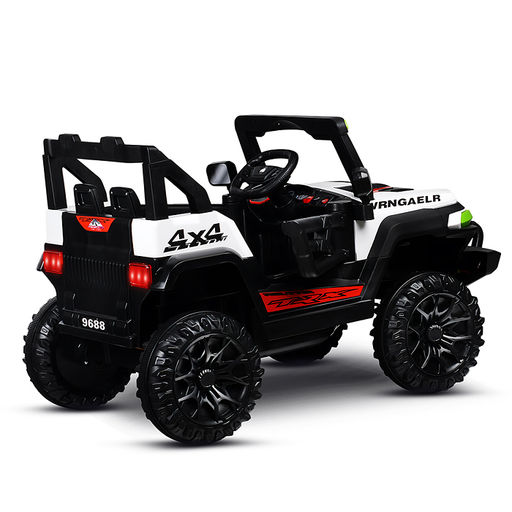 Электромобиль детский "Крутой внедорожник" (цвет серый)