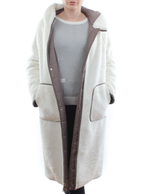 2660 DK. BEIGE Пальто двухстороннее женское еврозима (100 гр. холлофайбер) - Fashion фото 11