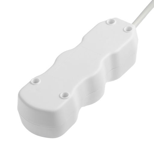 Удлинитель Luazon Lighting ECO, 2 розетки, 4,5 м, 16 А, 3500 Вт, ПВС 3х1 мм2, с з/к