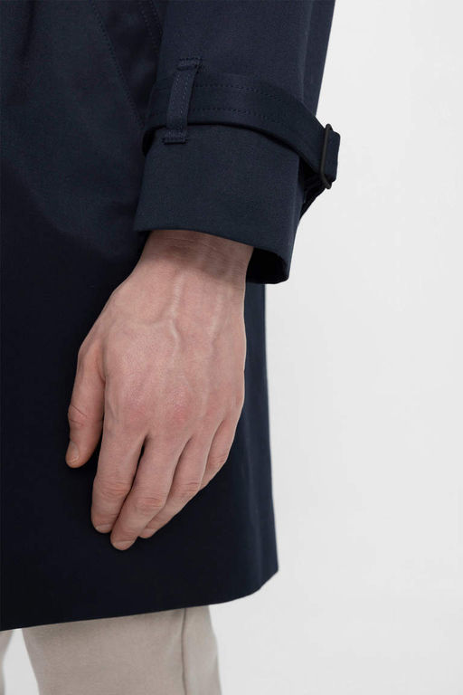 Водонепроницаемый тренч стандартного кроя на подкладке - Defacto фото 9