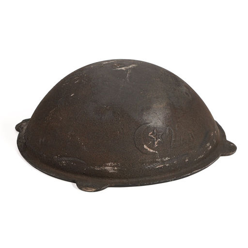 Казан, 22 л, с крышкой, круглое дно, чугун