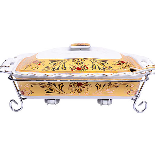 30653 Мармит керамика 2,5л 4пр со свечкой LR (х4) - Mayer&boch фото 2