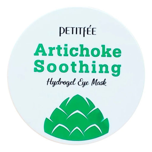 Petitfee Artichoke Soothing Hydrogel Eye Mask 60ea - Гидрогелевые патчи с артишоком 60шт