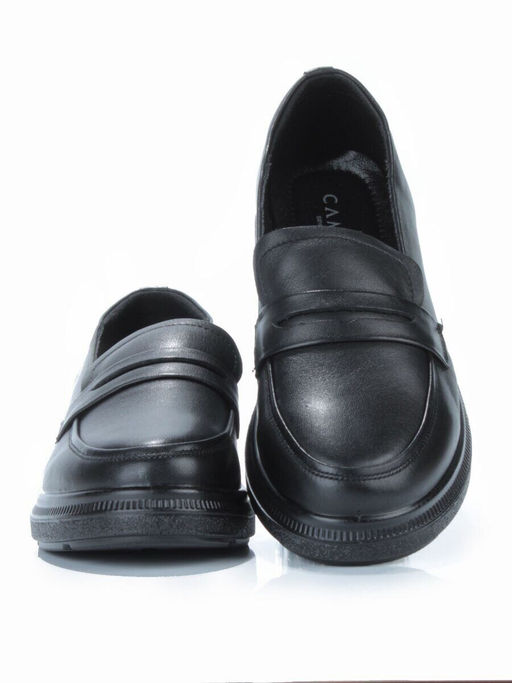 03-5317 BLACK Полуботинки женские (натуральная кожа)