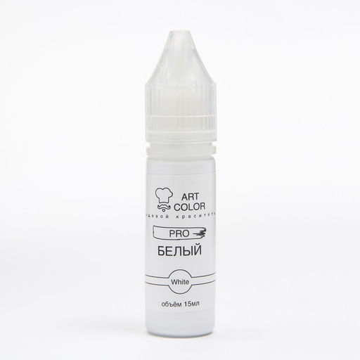 Цена за 2 шт. Гелевый краситель Art Color, белый, 12 мл