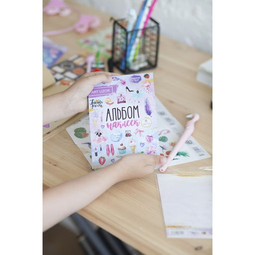 Альбом наклеек Счастье рядом, 11 16 см - Арт узор фото 5