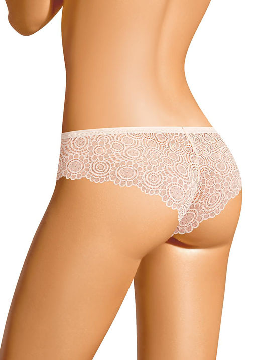 CLE BR829 Трусы жен. Кружево хлопок св.бежевый - Clever wear фото 2