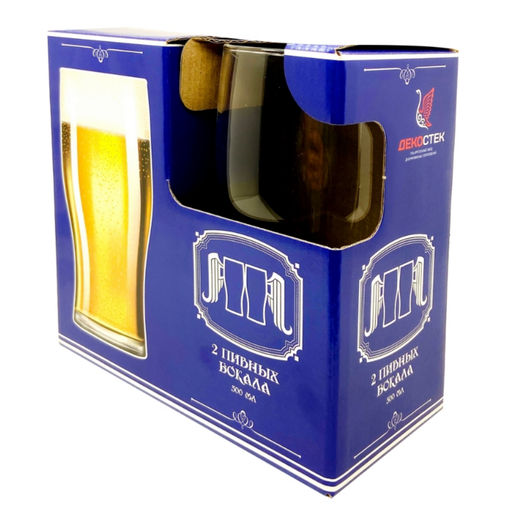 Бокал 500мл. 2шт. арт.305/2-Д "Спорт кар"