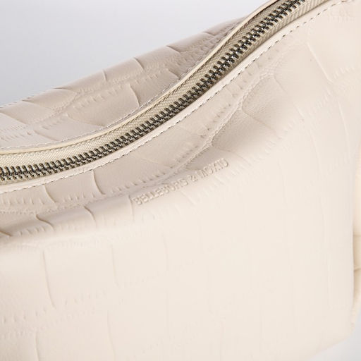 Сумка-багет на молнии, цвет белый - Simaland фото 6