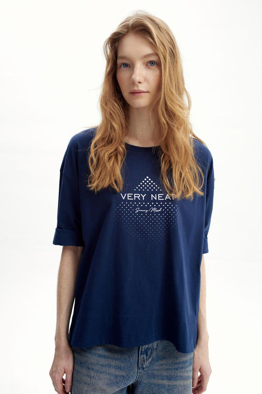 ЕВТ 3271/чернильный фуфайка жен