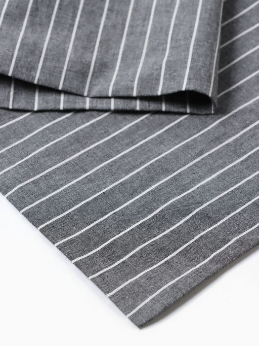 Постельное бельё евро «Этель» Quiet shade, жатый хлопок, серое