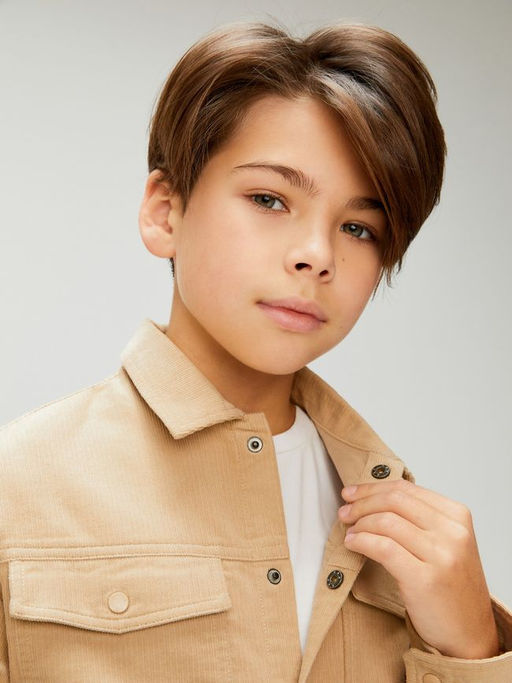 ACOOLA / Сорочка верхняя детская для мальчиков Jump бежевый  фото 3