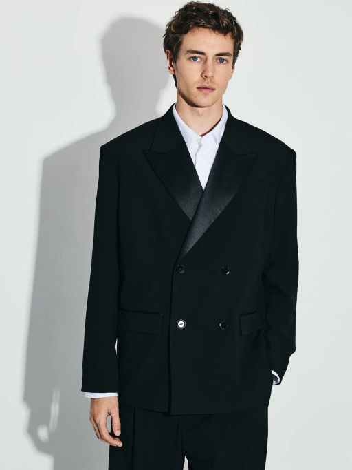 Пиджак с атласными лацканами / Zarina