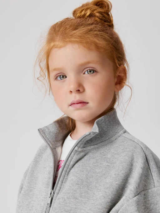 ACOOLA / Куртка (толстовка) детская для девочек Flumeri серый фото 4