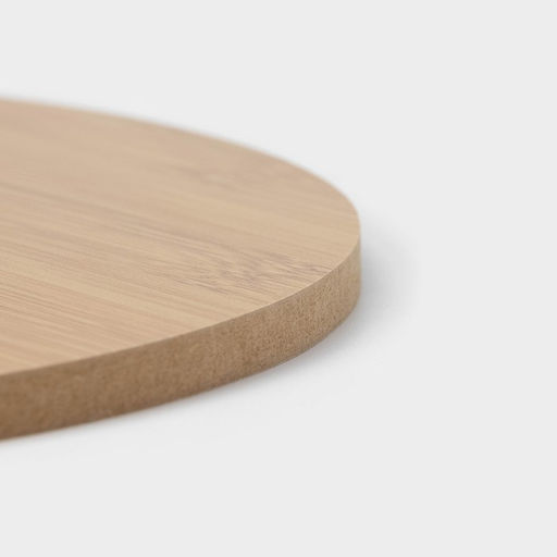 Доска для подачи Доляна Цинза, d=25 см, толщина 0.8 см, мдф бамбук  фото 5