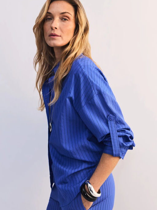 Блуза оверсайз из вискозы с длинным рукавом ZR2605012013-46 / Zarina