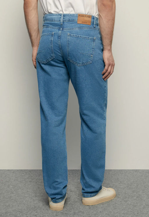 Джинсы straight fit мужские Finn Flare BAS-25000 125  фото 4