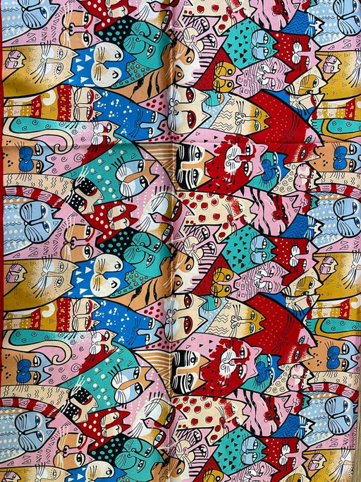 K13594 Платок 60/60 шелк искусственный КРАСНЫЙ