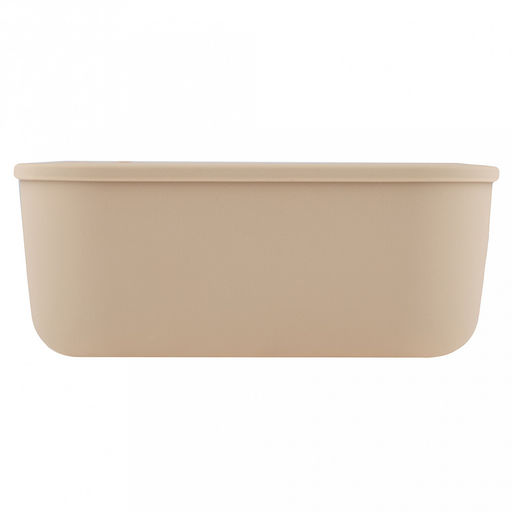 Контейнер для продуктов пластмассовый Нео 1,6л, 23x14,5x9см, прямоугольный, герметичный, с крышкой, латте, клапан для выпуска пара, подходит для СВЧ (Россия) - Домашняя мода фото 3