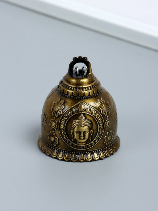 Набор колокольчиков «Будда», 2 шт., металл, 6×5×5 см