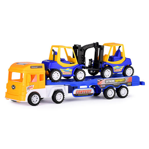 Автовоз с погрузчиками, под колпаком