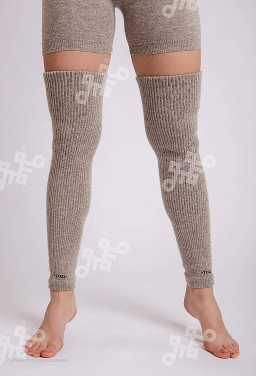 Гетры из 100% монгольской шерсти (арт. 01139)