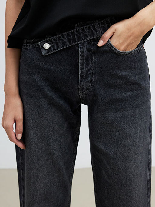 Wideleg Kad?n Jean Pantolon