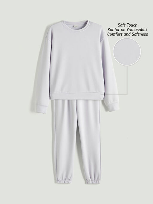 Bisiklet Yaka K?z ?ocuk Soft Touch E?ofman Tak?m