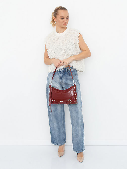 Сумка 91393 wine red Velina Fabbiano-Safenta