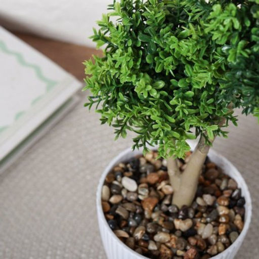 Цветочная композиция Зелень самшит 28 см / 9090-9 /уп 9/72/ - Галеонтрейд фото 3